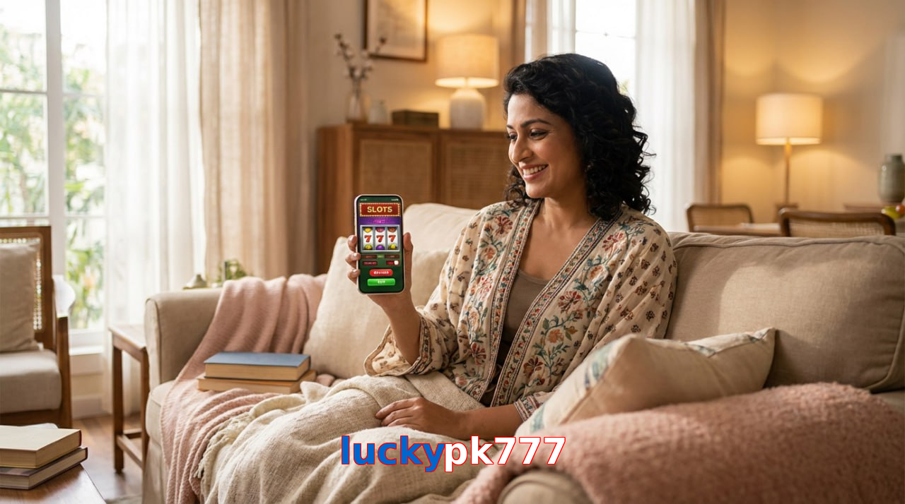 Main screen of Luckypk777 online page for PK players